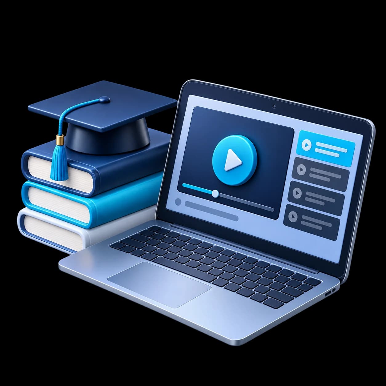 Illustration of education & learning websites