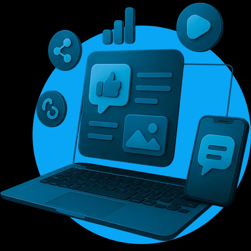 Social Media Marketing illustration